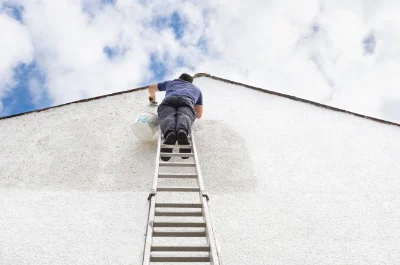 Peinture extérieure à la Coucourde — façades et ravalement